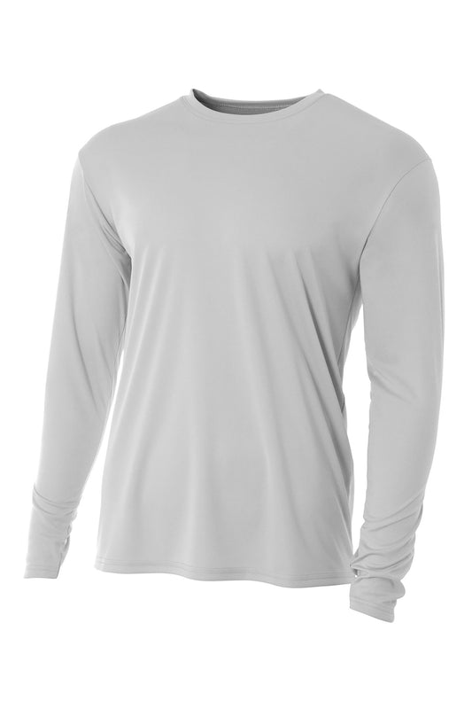 A4 Cooling Performance Long Sleeve Tee A4N3165 Silver