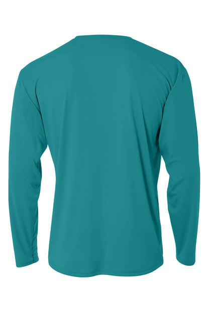 A4 Cooling Performance Long Sleeve Tee A4N3165 Teal