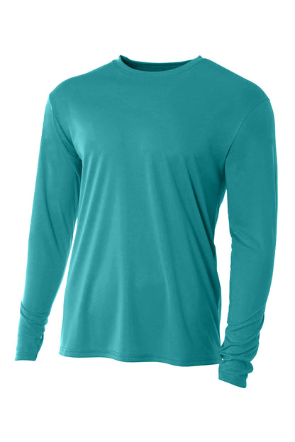 A4 Cooling Performance Long Sleeve Tee A4N3165 Teal