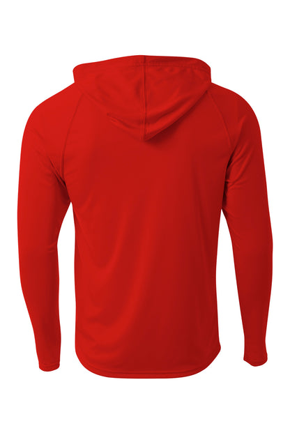 A4 Cooling Performance Long Sleeve Hooded Tee A4N3409