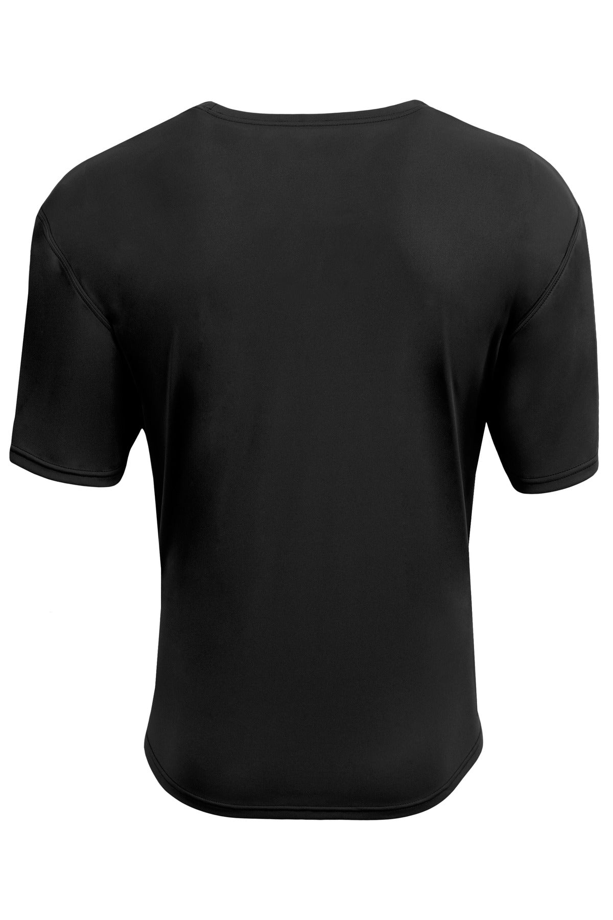 Custom Embroidered A4 T-Shirts  in Black
