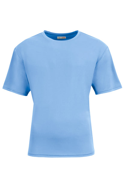 Custom Embroidered A4 T-Shirts  in Light Blue