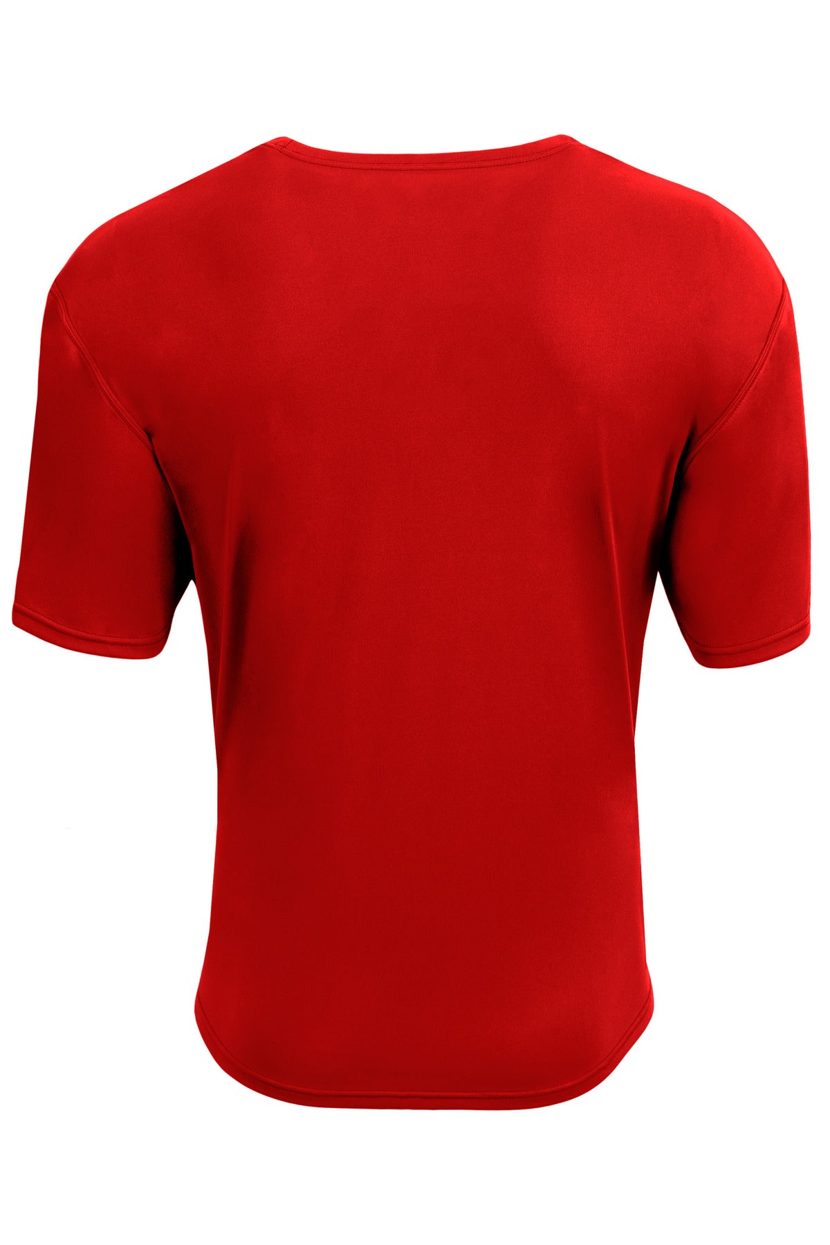 Custom Embroidered A4 T-Shirts  in Scarlet