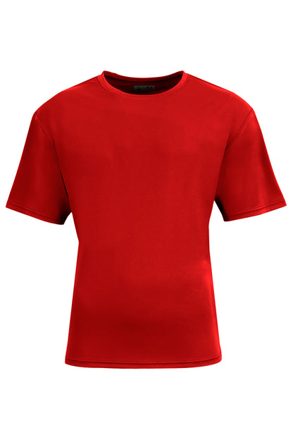 Custom Embroidered A4 T-Shirts  in Scarlet