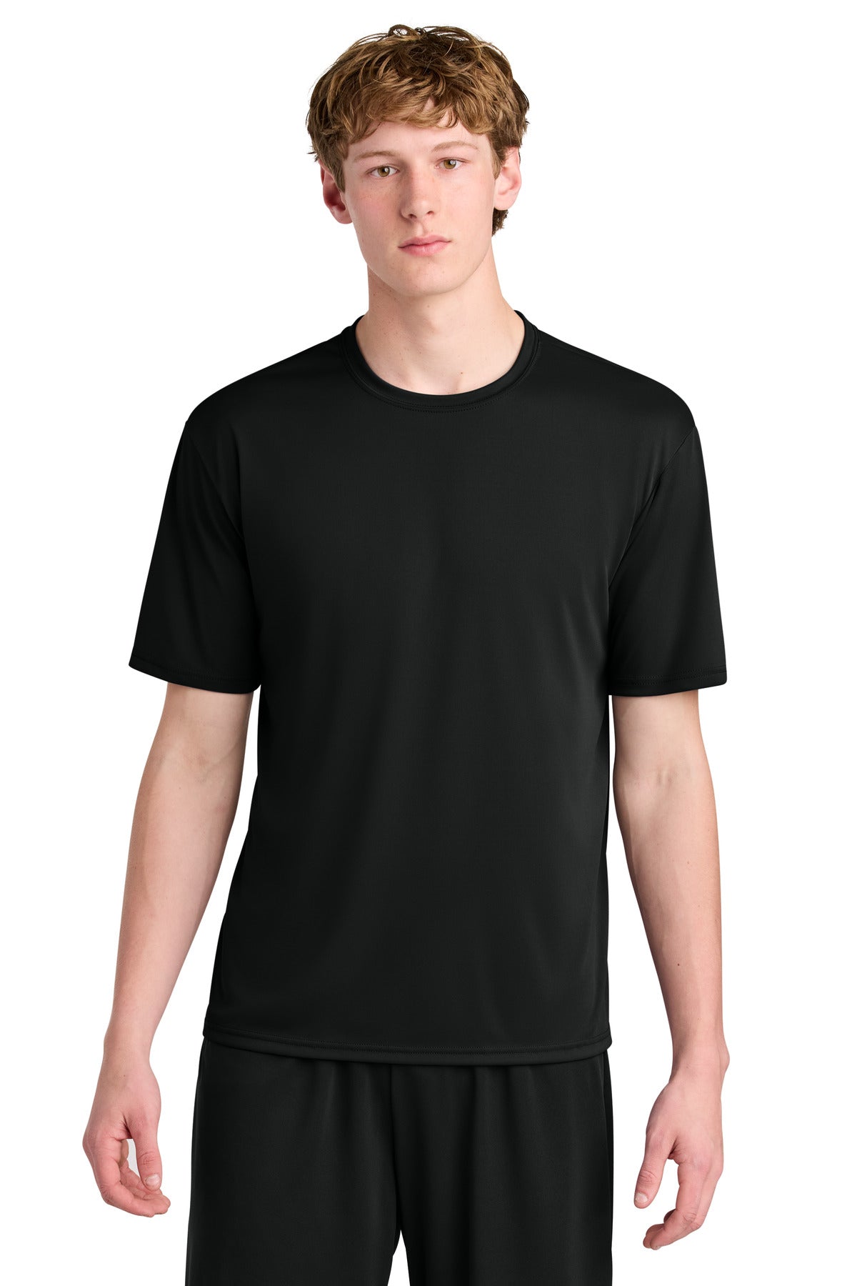 Custom Embroidered A4 T-Shirts  in Black