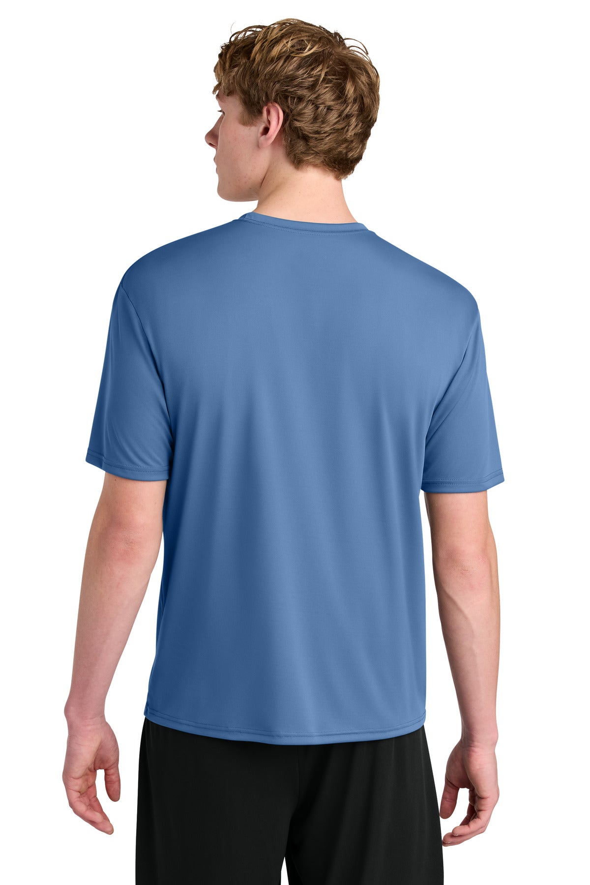 Custom Embroidered A4 T-Shirts  in Light Blue