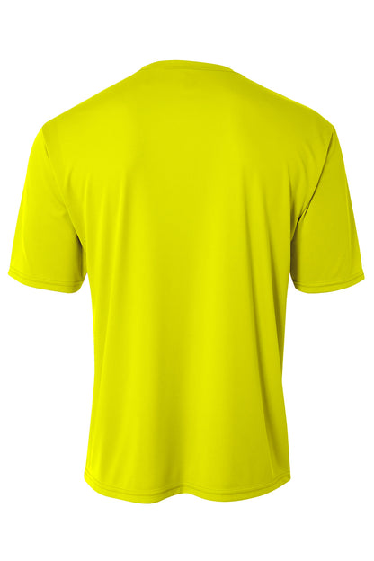 Custom Embroidered A4 Activewear in Safety Yellow