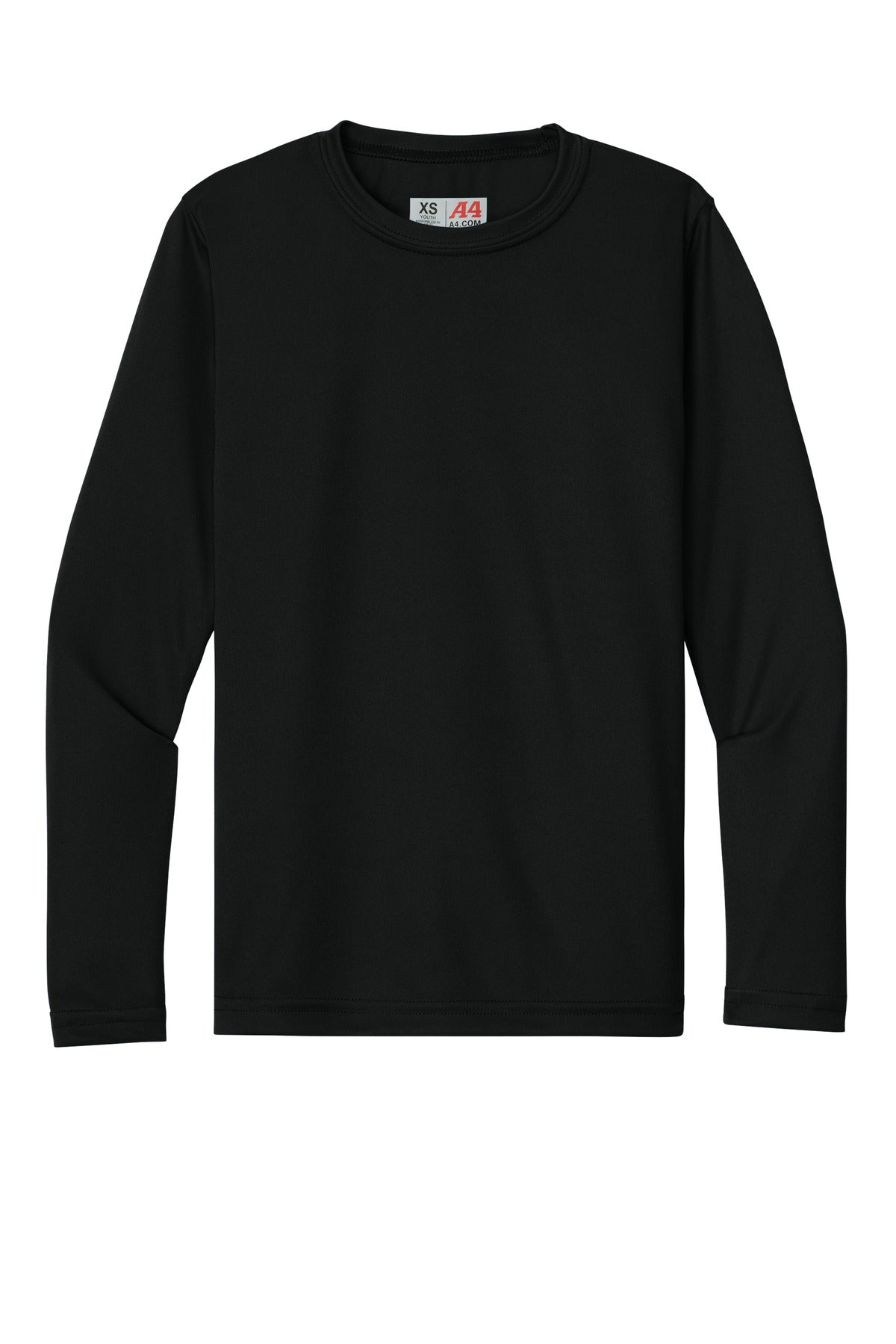 Custom Embroidered A4 T-Shirts  in Black