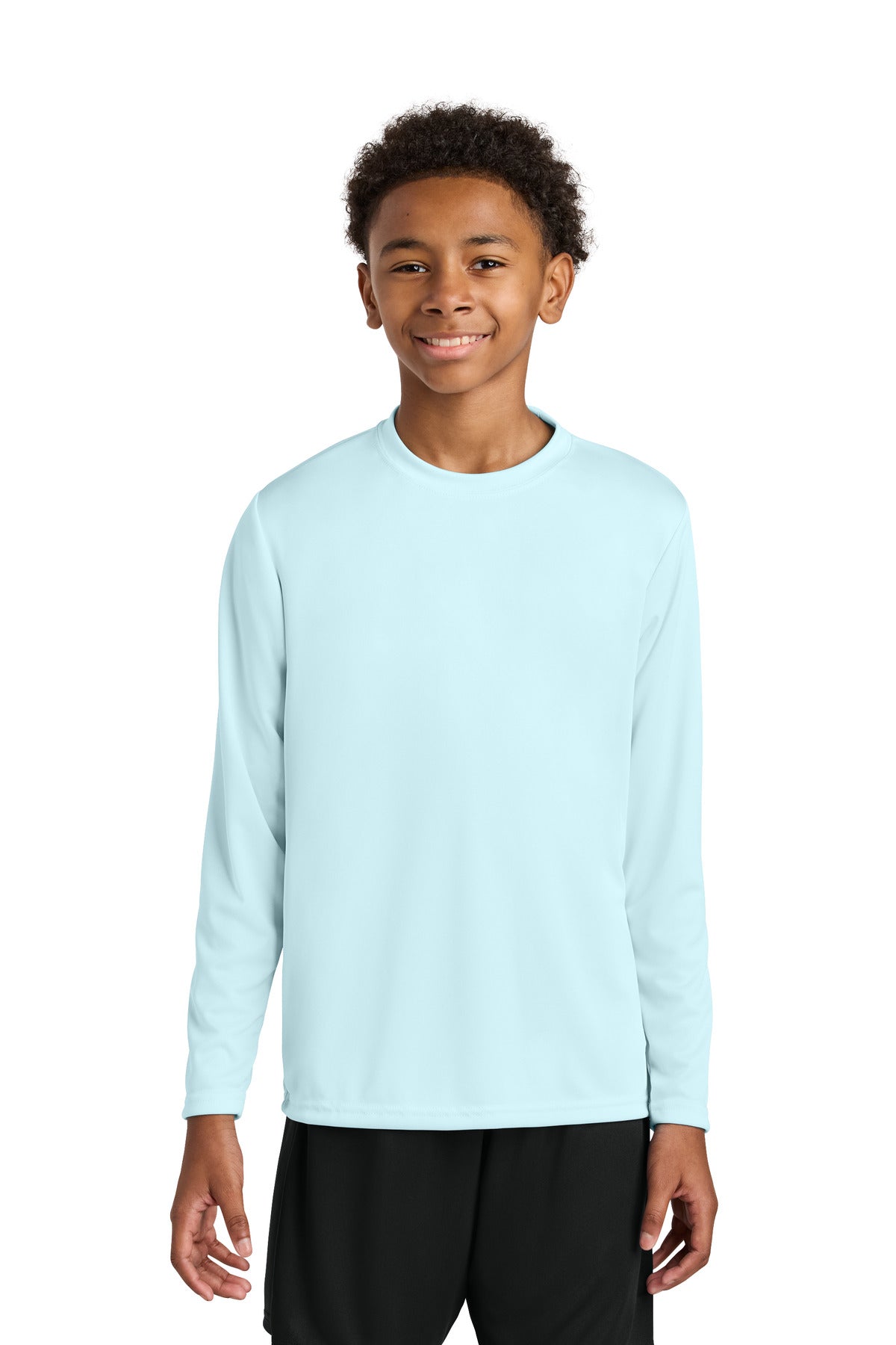 Custom Embroidered A4 T-Shirts  in Pastel Blue