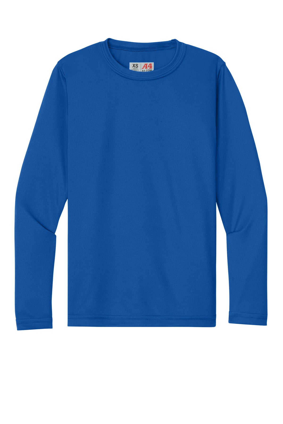 Custom Embroidered A4 T-Shirts  in Royal