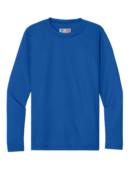Custom Embroidered A4 T-Shirts  in Royal
