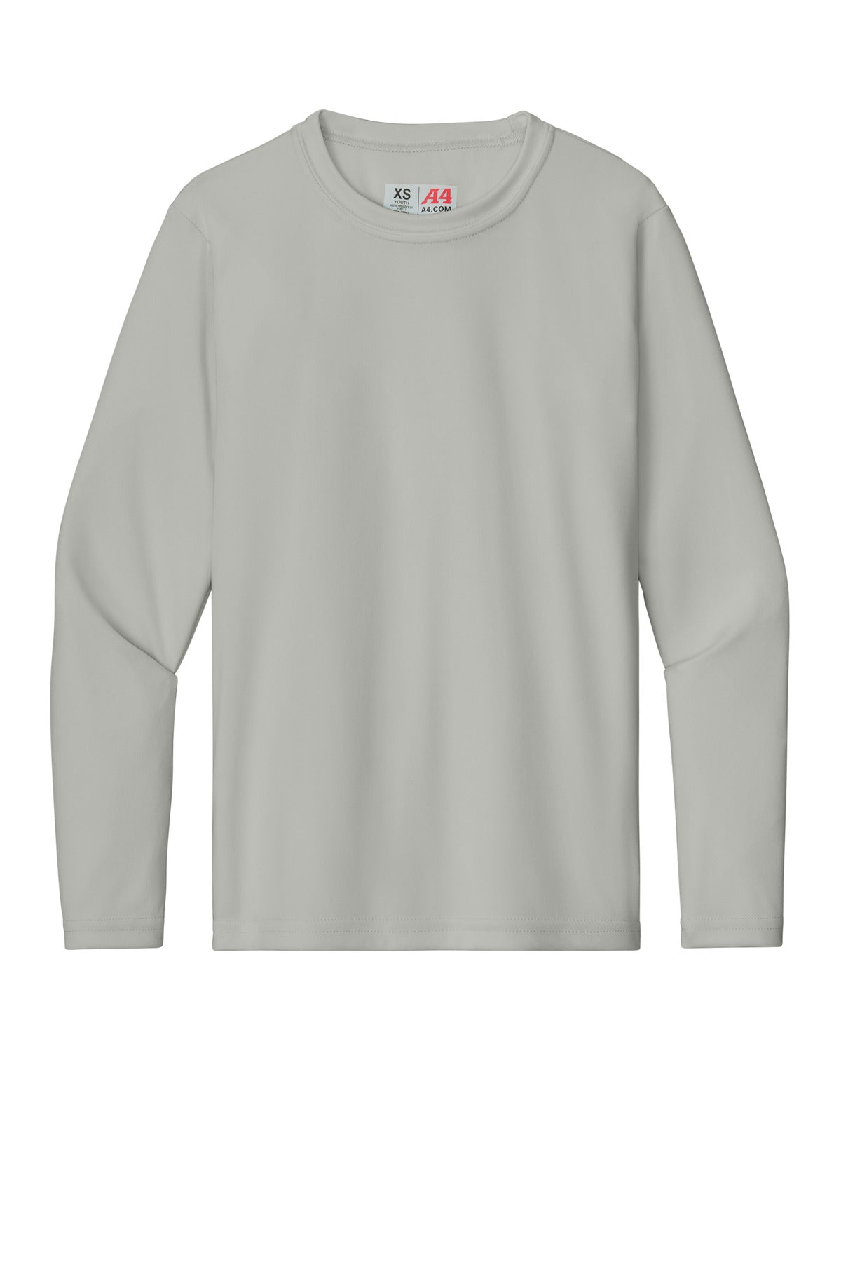 Custom Embroidered A4 T-Shirts  in Silver