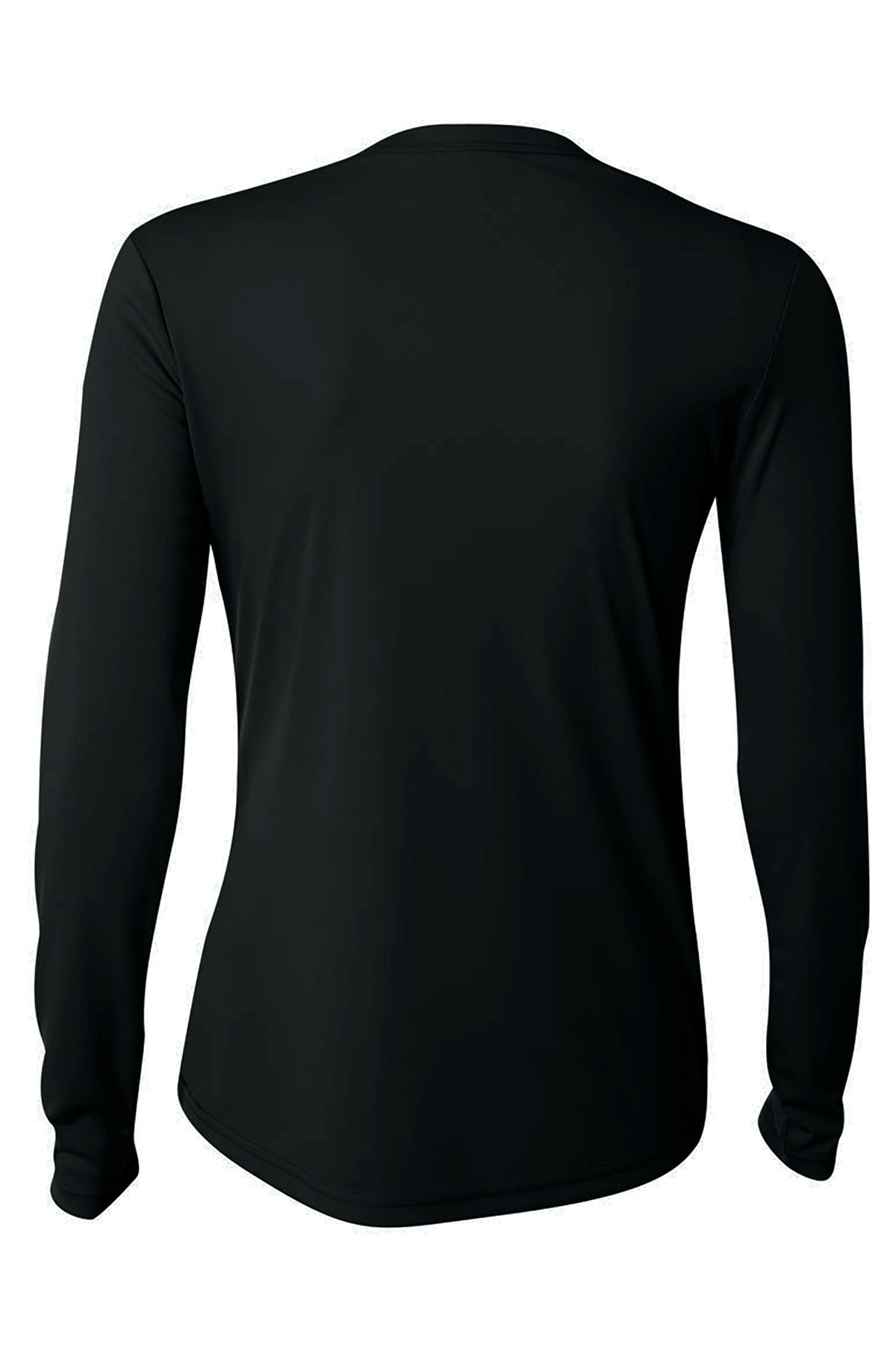 Custom Embroidered A4 T-Shirts  in Black