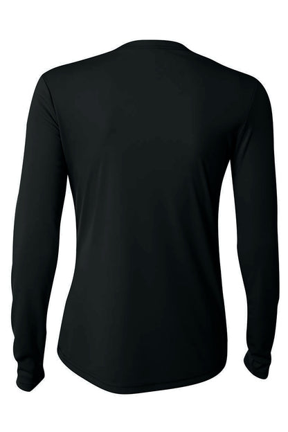 Custom Embroidered A4 T-Shirts  in Black