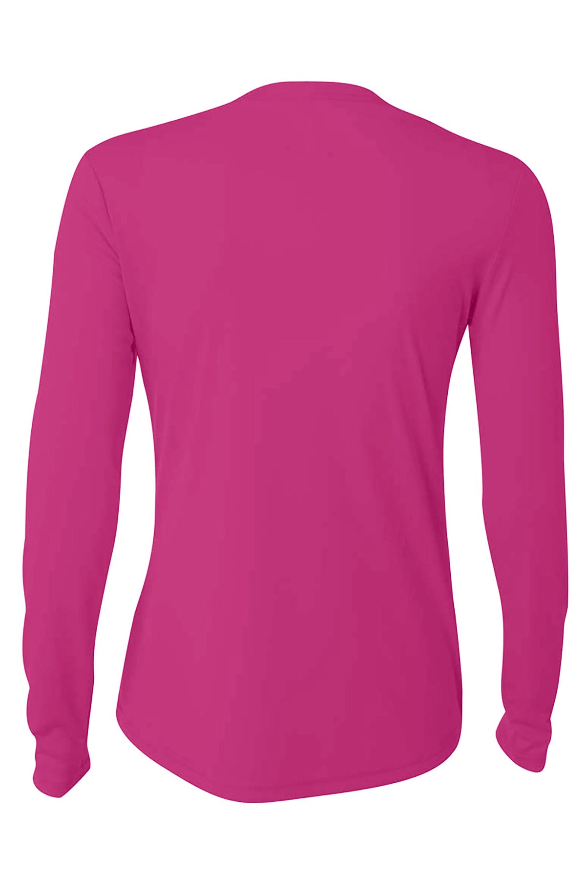 Custom Embroidered A4 T-Shirts  in Fuchsia