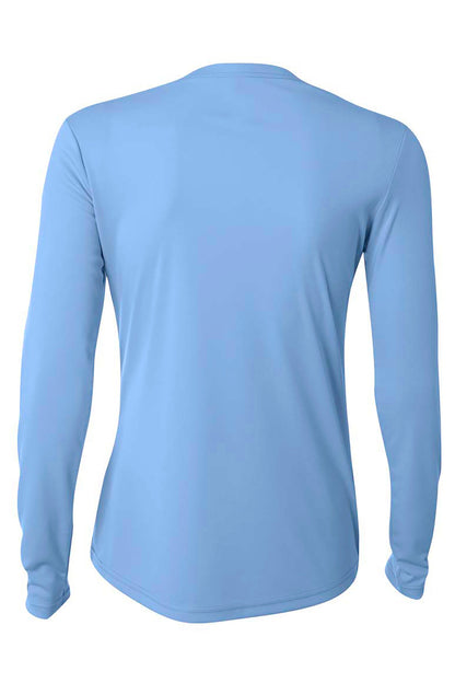 Custom Embroidered A4 T-Shirts  in Light Blue