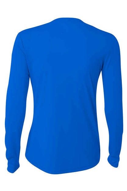 Custom Embroidered A4 T-Shirts  in Royal