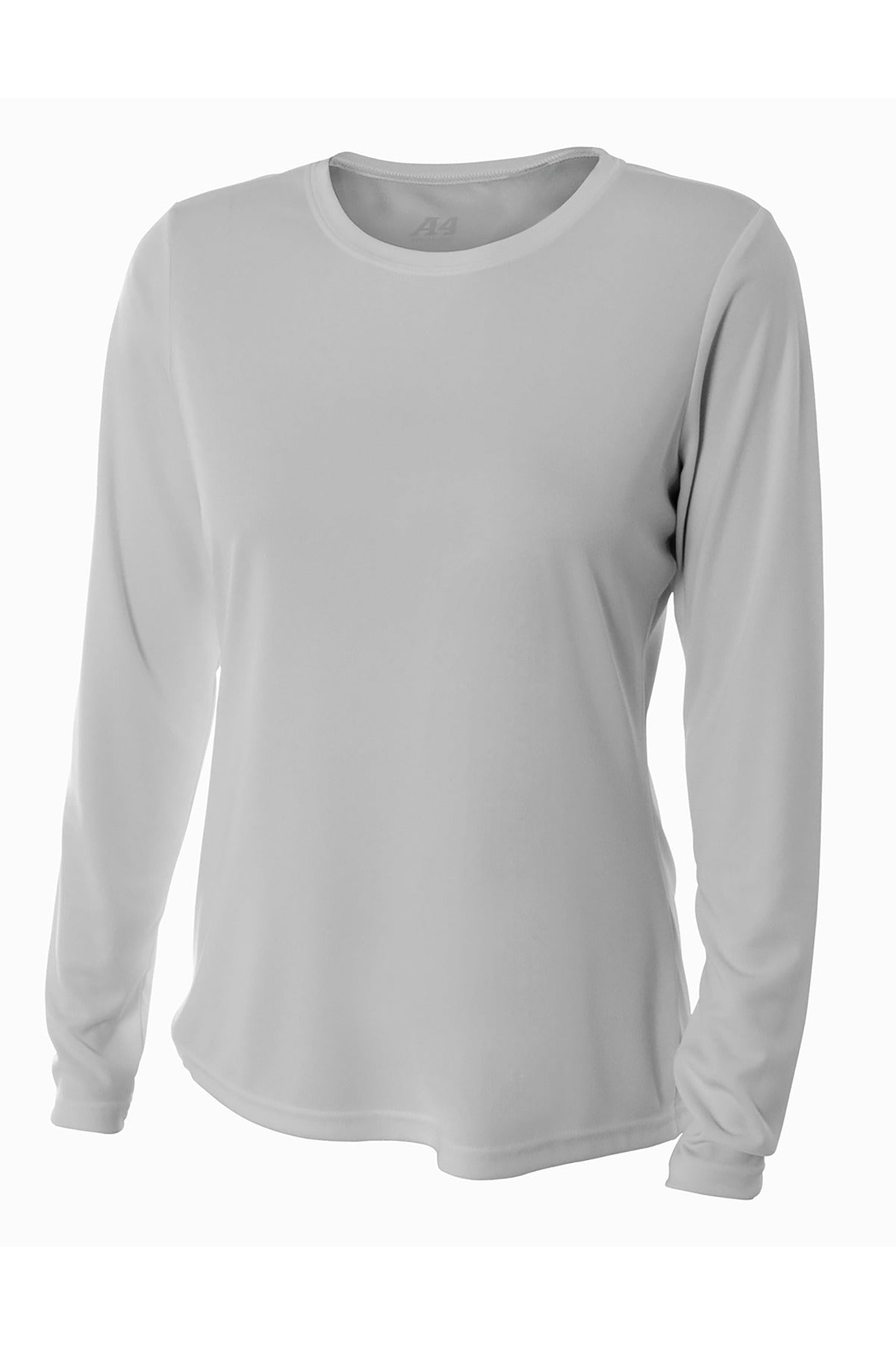 Custom Embroidered A4 T-Shirts  in Silver