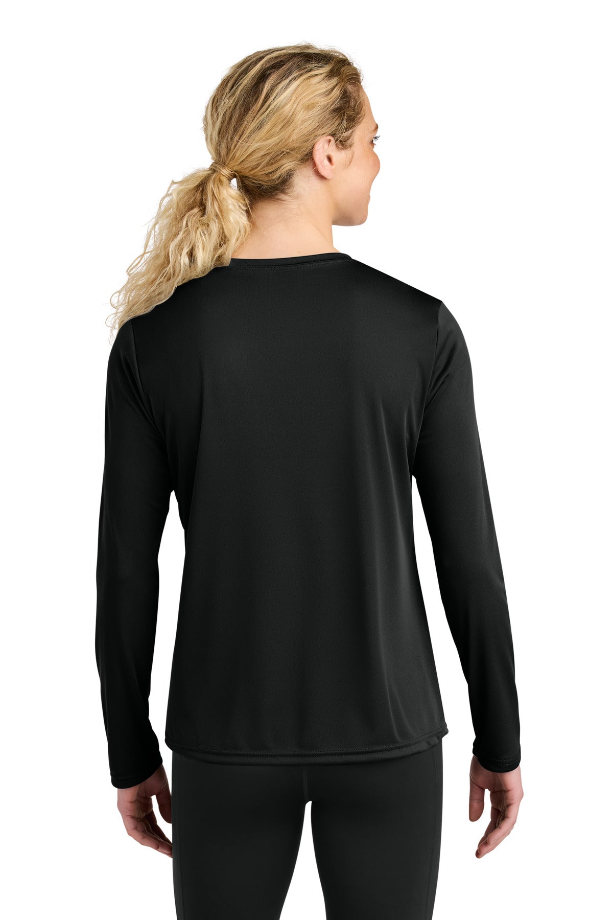 Custom Embroidered A4 T-Shirts  in Black