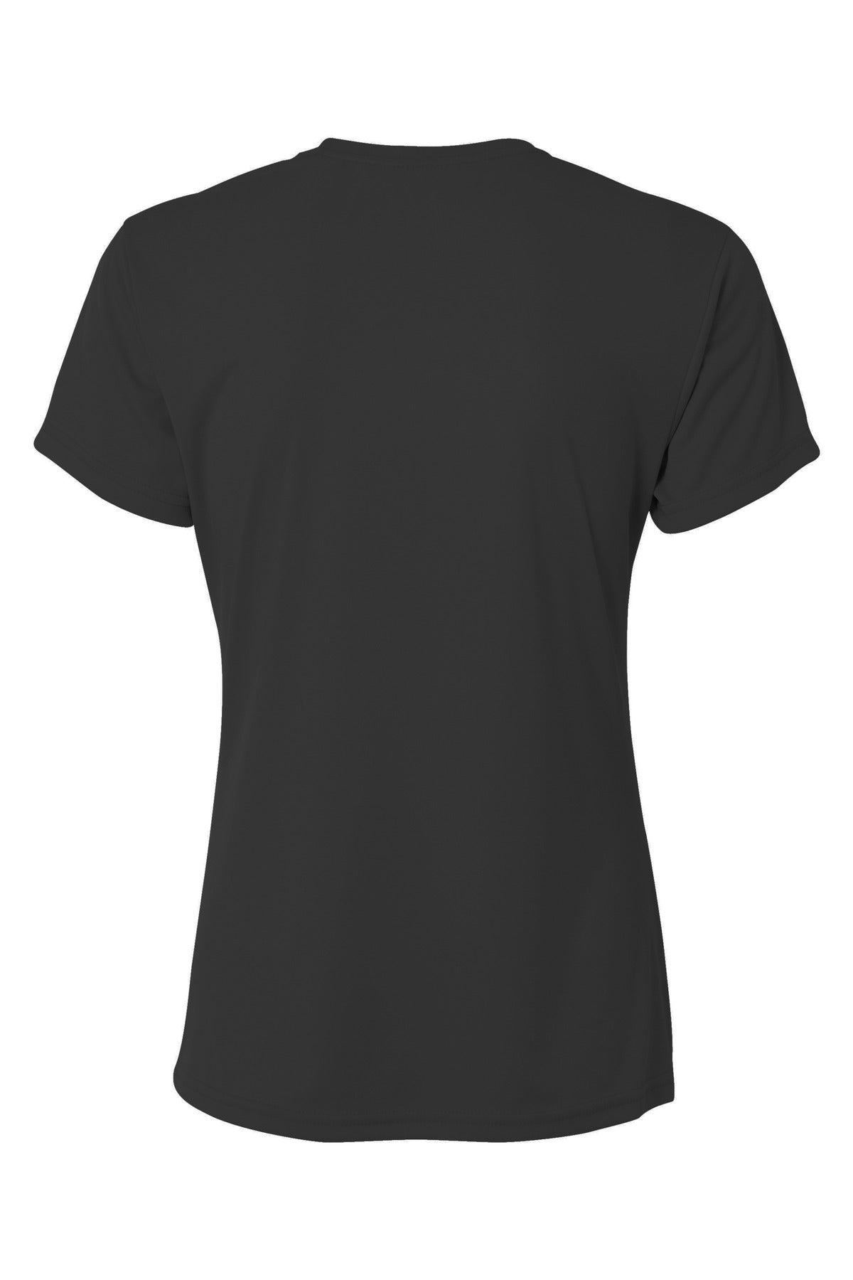 Custom Embroidered A4 T-Shirts  in Black