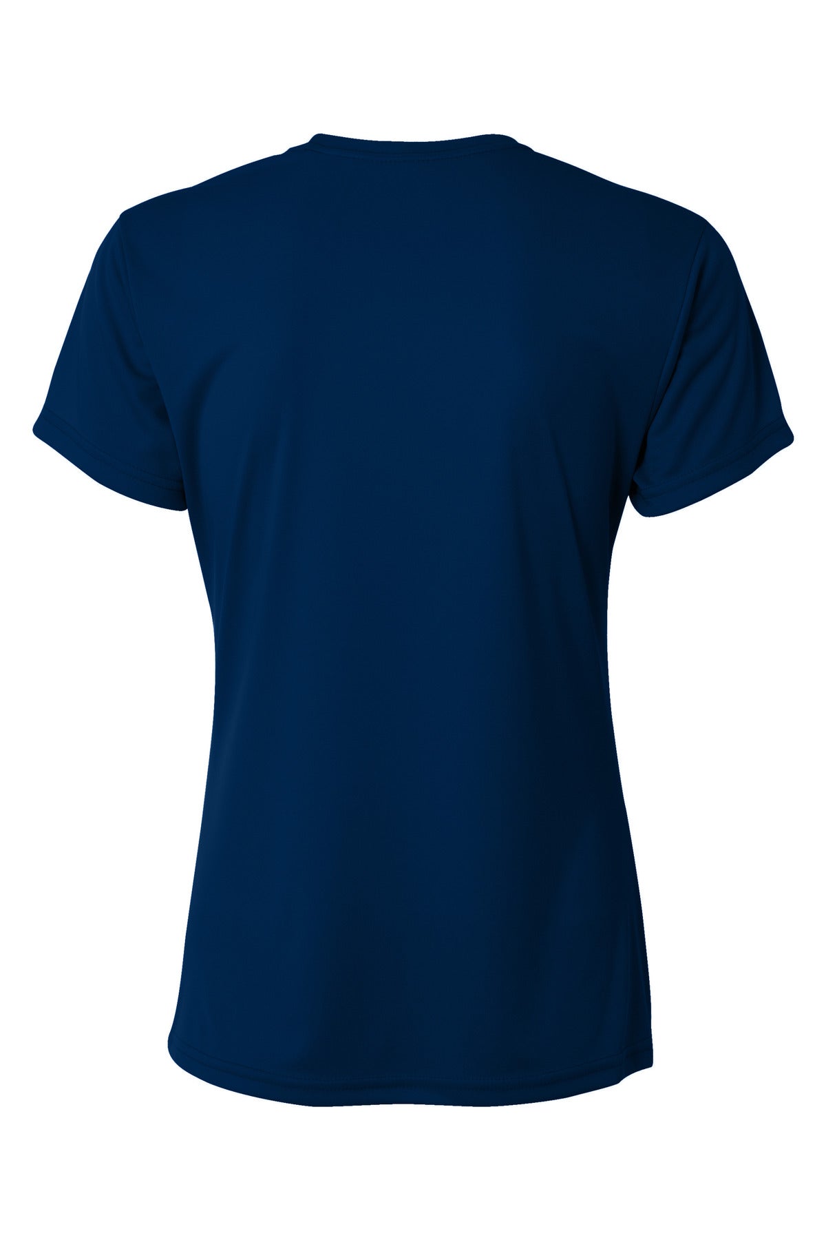 Custom Embroidered A4 T-Shirts  in Navy