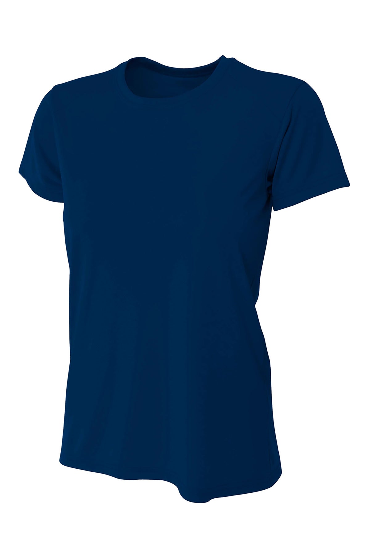 Custom Embroidered A4 T-Shirts  in Navy
