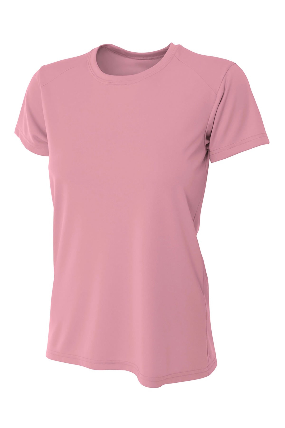 Custom Embroidered A4 T-Shirts  in Pink