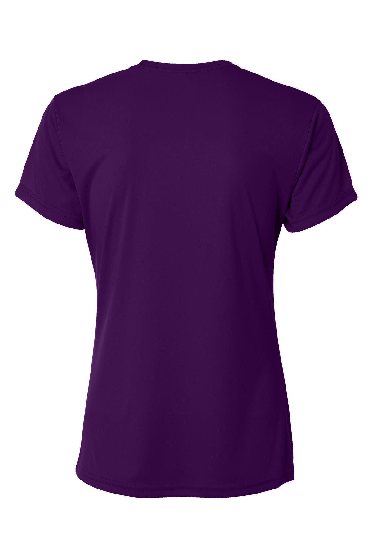 Custom Embroidered A4 T-Shirts  in Purple