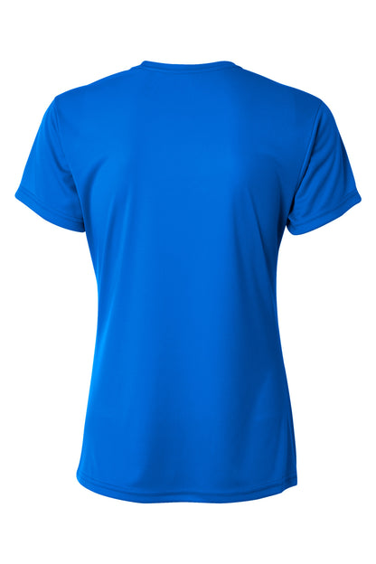 Custom Embroidered A4 T-Shirts  in Royal