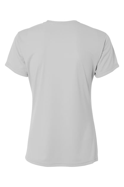 Custom Embroidered A4 T-Shirts  in Silver