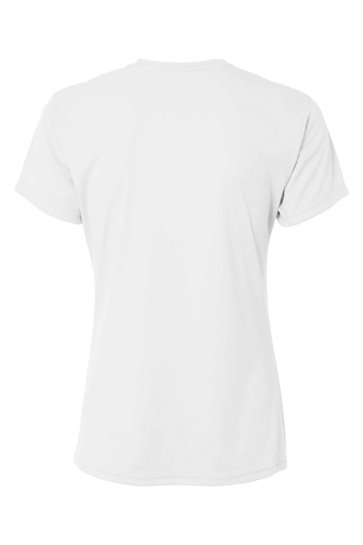 Custom Embroidered A4 T-Shirts  in White