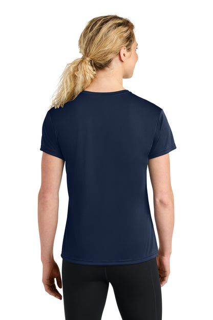 Custom Embroidered A4 T-Shirts  in Navy