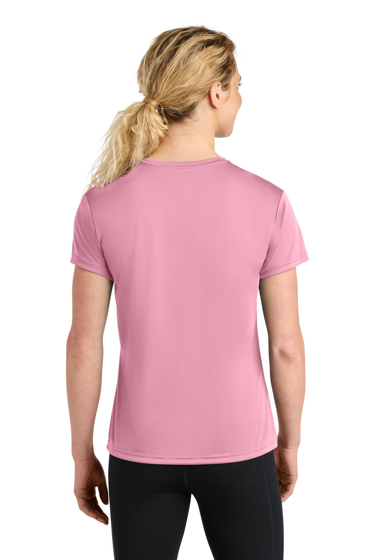 Custom Embroidered A4 T-Shirts  in Pink
