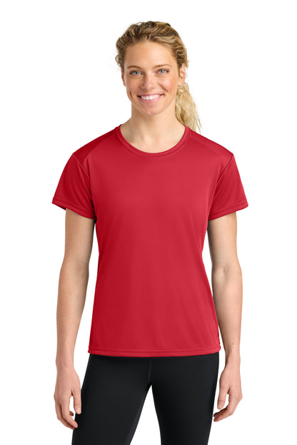 Custom Embroidered A4 T-Shirts  in Scarlet