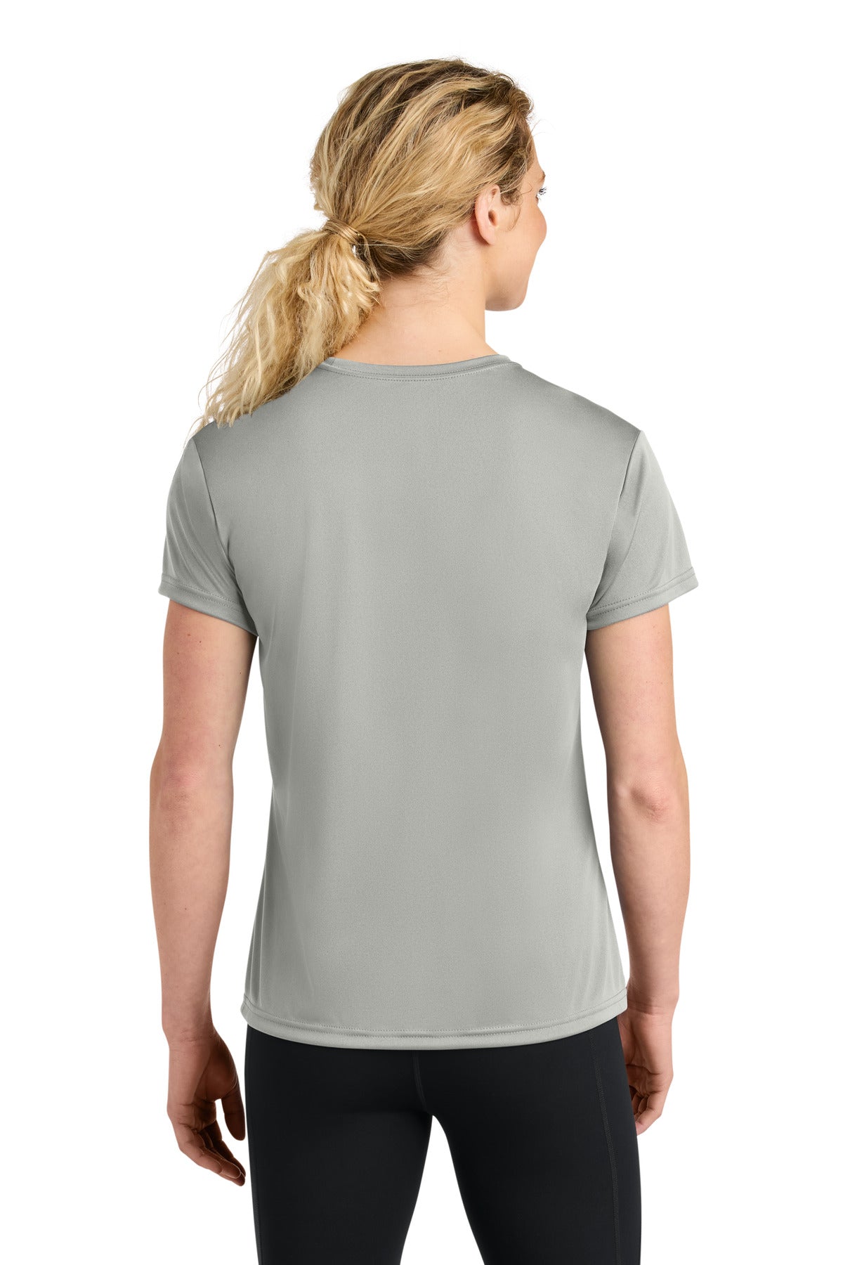 Custom Embroidered A4 T-Shirts  in Silver