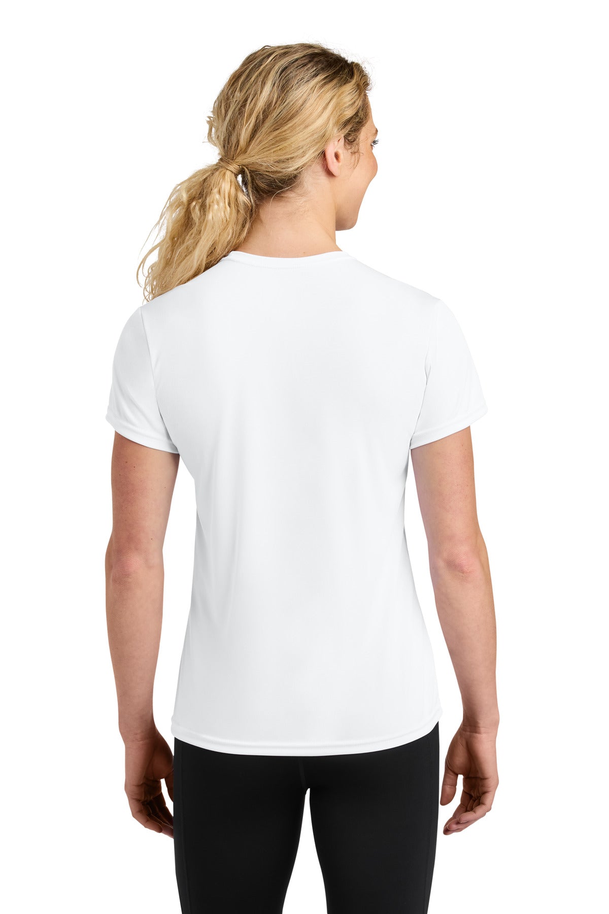 Custom Embroidered A4 T-Shirts  in White