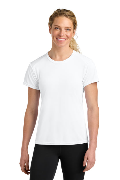Custom Embroidered A4 T-Shirts  in White