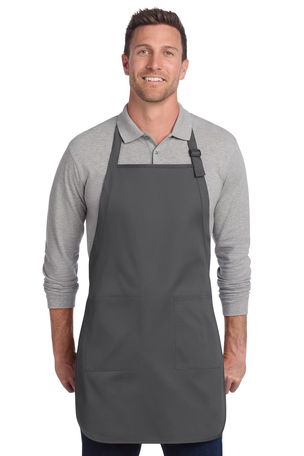 Custom Embroidered Port Authority Accessories in Charcoal