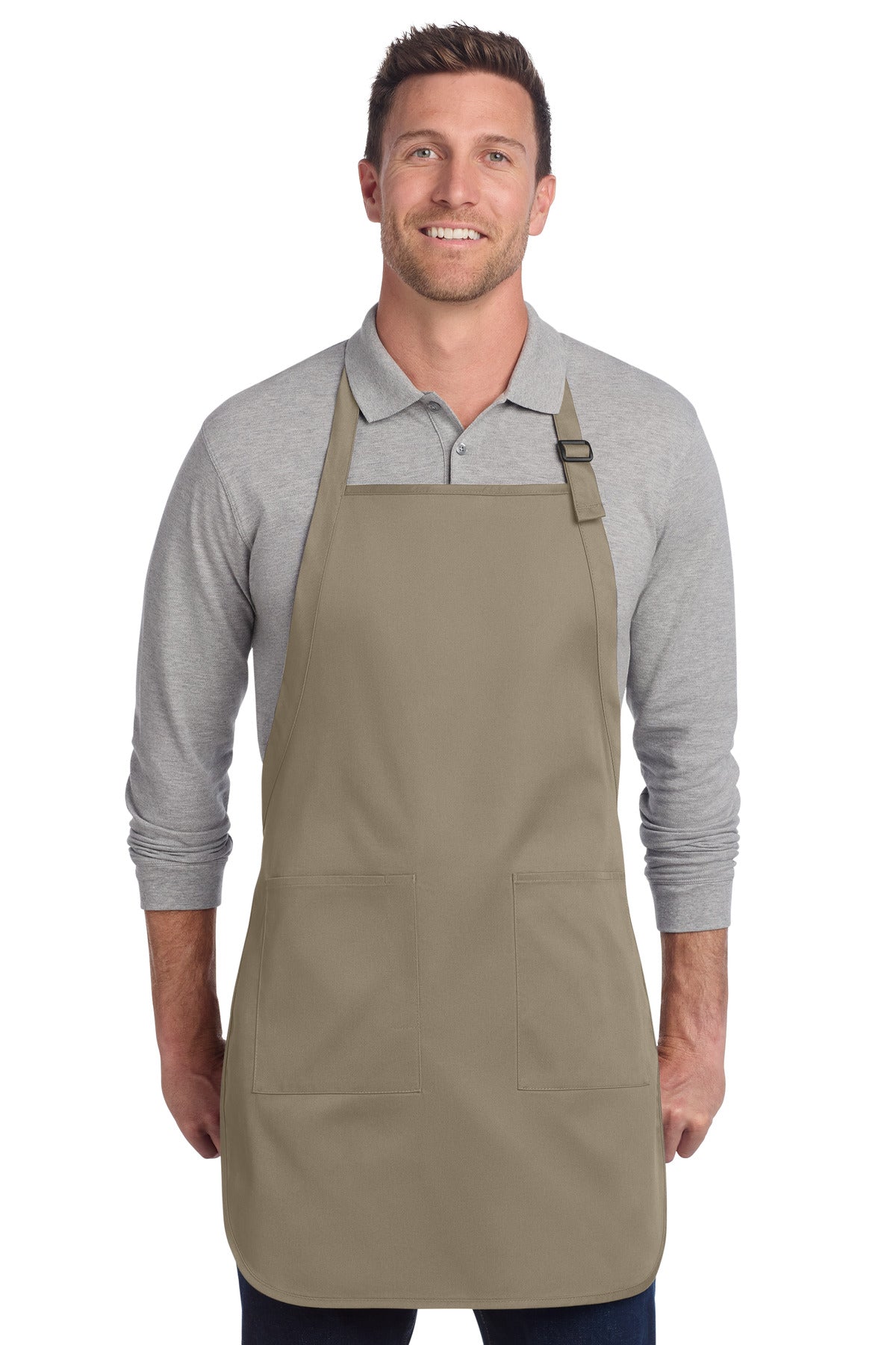 Custom Embroidered Port Authority Accessories in Khaki