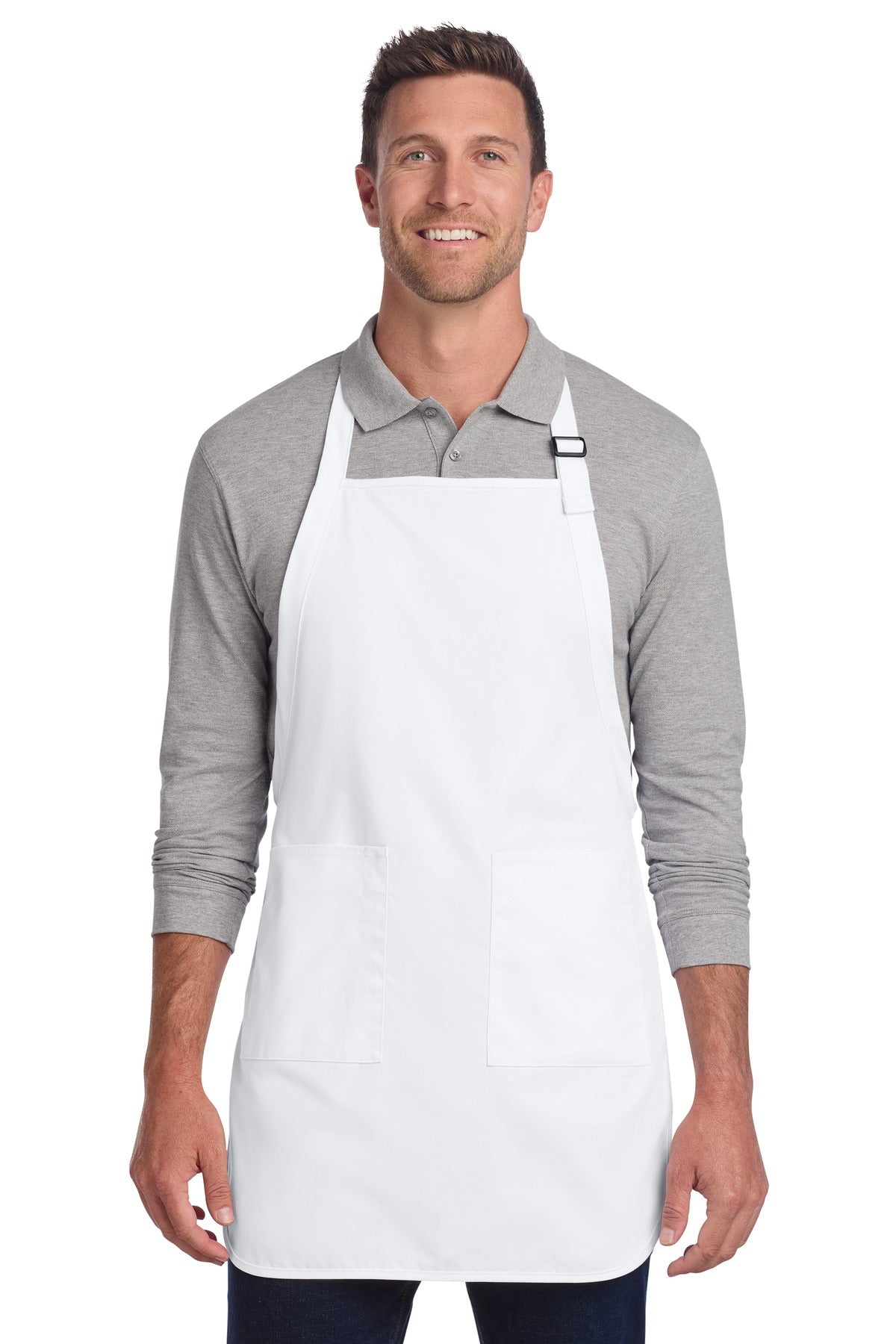 Port Authority  ®  Full-Length Two-Pocket Bib Apron. A600