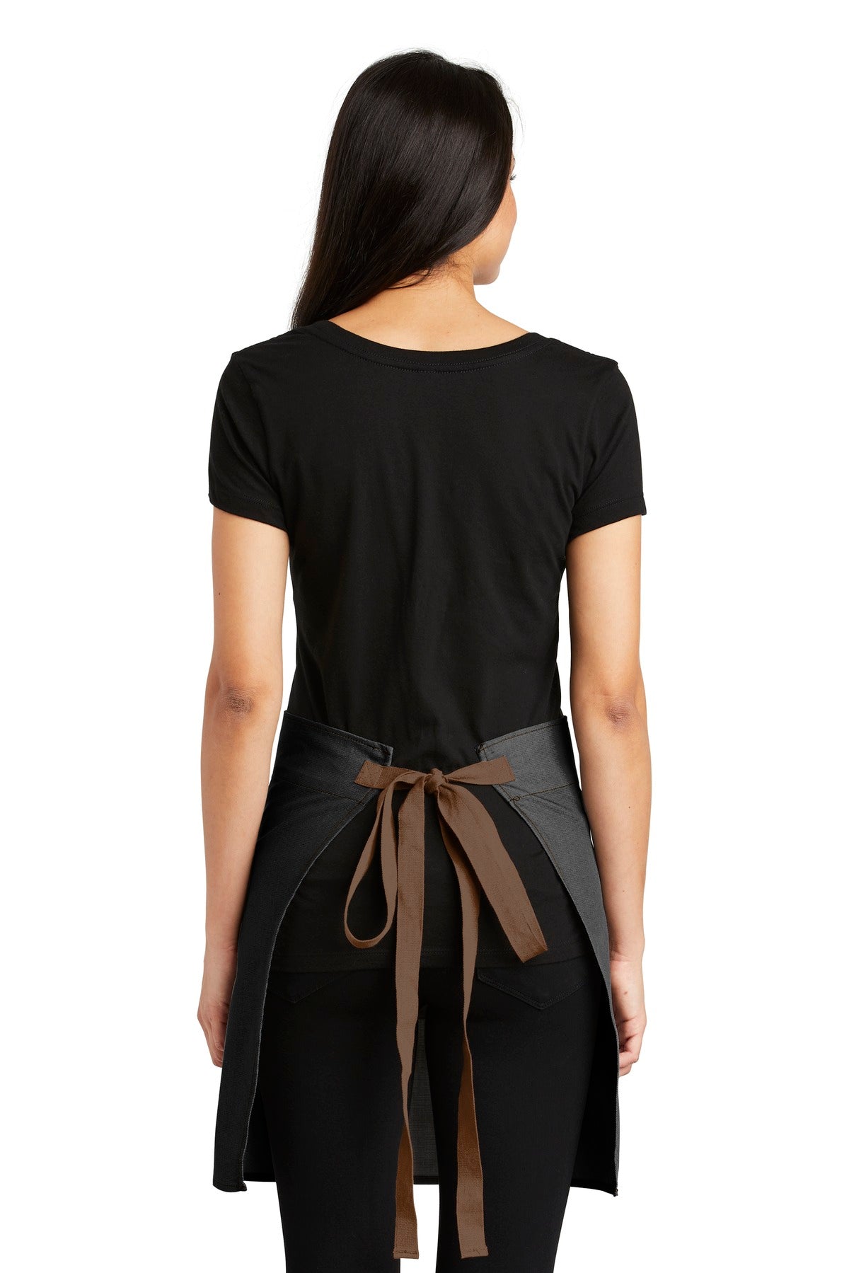 Custom Embroidered Port Authority  Market Half Bistro Apron. A801,Dark Midnight