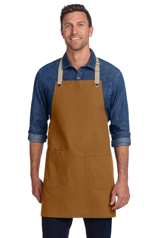 Custom Embroidered Port Authority Accessories in Duck Brown/ Stone