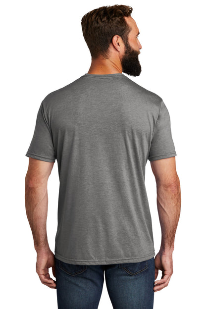 Custom Embroidered Allmade   Unisex Tri-Blend Tee AL2004,Aluminum Grey