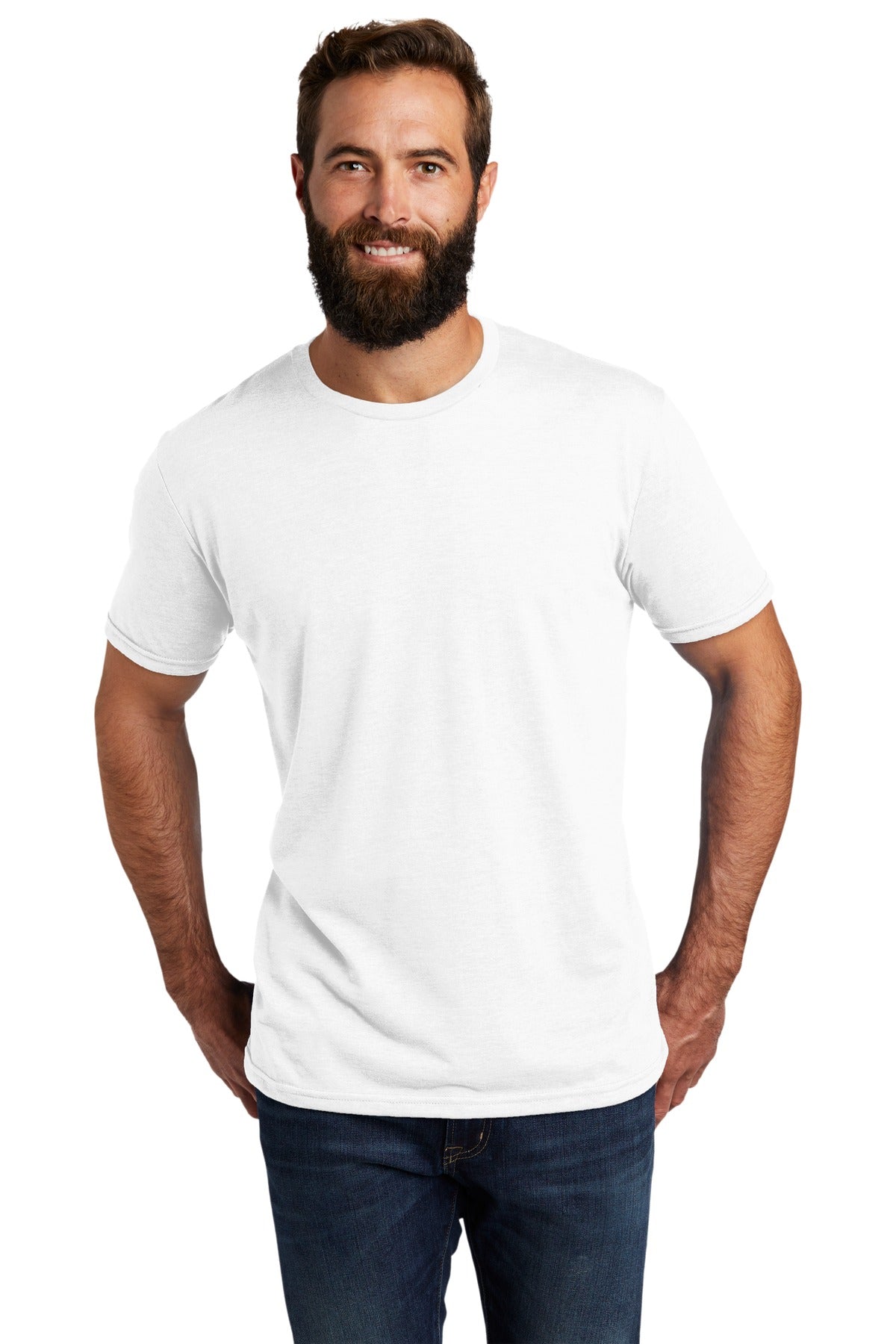Allmade   Unisex Tri-Blend Tee AL2004 Bright White