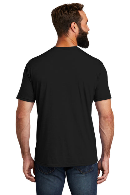 Custom Embroidered Allmade   Unisex Tri-Blend Tee AL2004,Deep Black