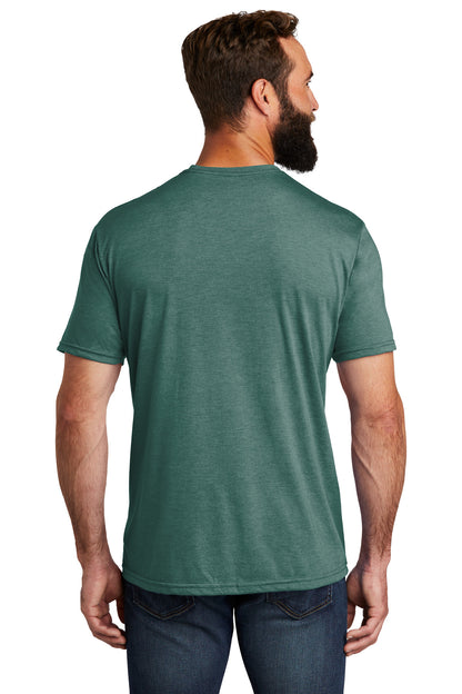 Custom Embroidered Allmade   Unisex Tri-Blend Tee AL2004,Deep Sea Green