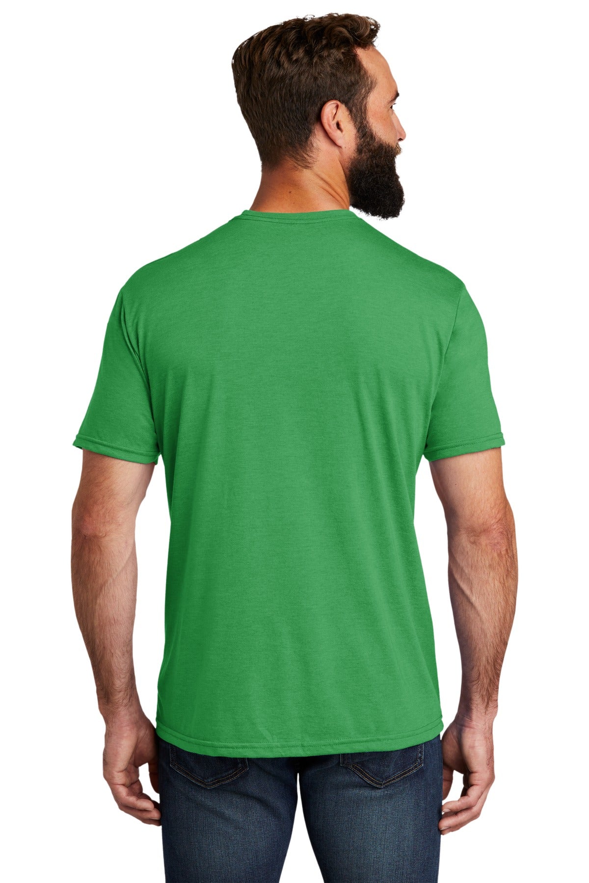 Custom Embroidered Allmade   Unisex Tri-Blend Tee AL2004,Enviro Green