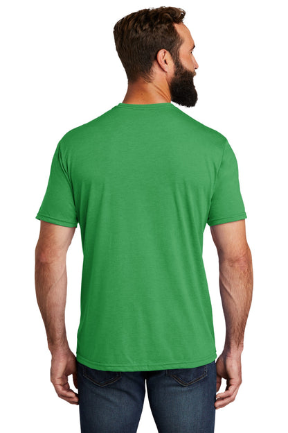 Custom Embroidered Allmade   Unisex Tri-Blend Tee AL2004,Enviro Green