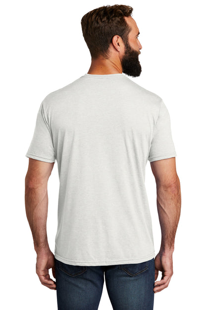 Custom Embroidered Allmade   Unisex Tri-Blend Tee AL2004,Fairly White