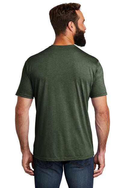 Custom Embroidered Allmade   Unisex Tri-Blend Tee AL2004,Herb Green